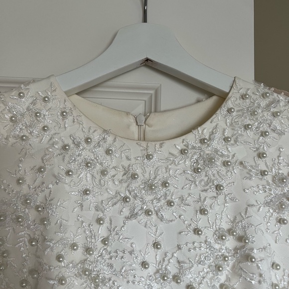 Modest Wedding dress custom made size 4 - Picture 5 of 11